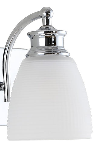 Beverly Metal/Glass Contemporary Modern LED Vanity Light - JONATHAN Y